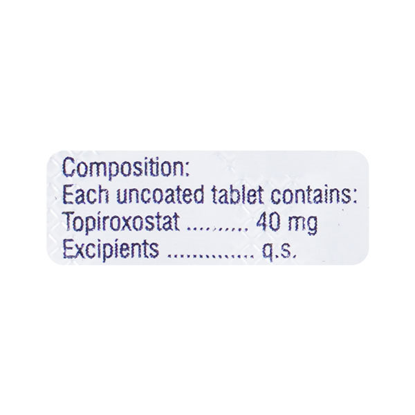 Toxur 40 Tablet 10's, Pack of 10 TABLETS Toxur 40 Tablet 10's, Pack of 10 TABLETS