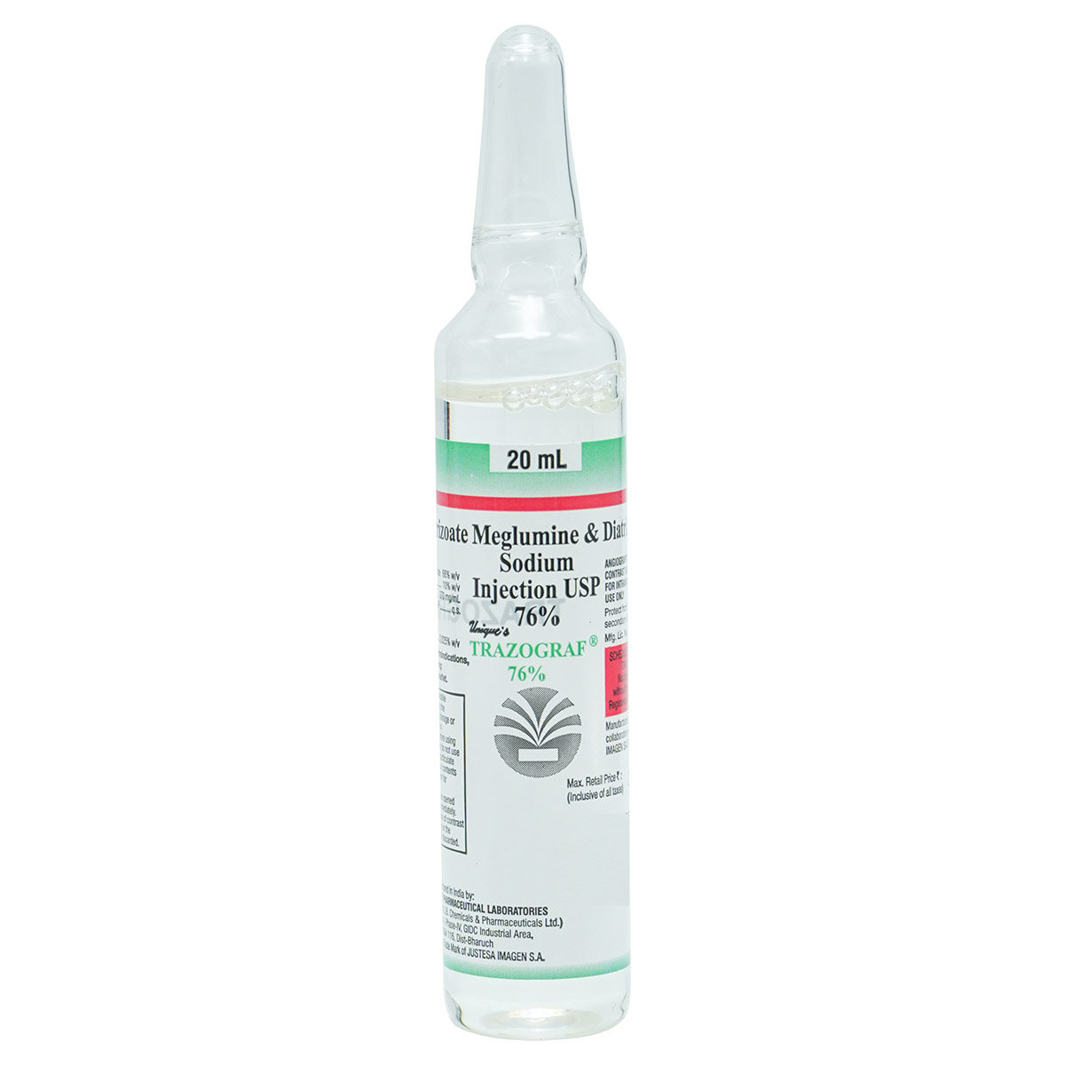 Trazograf 76% Injection 20 ml, Pack of 1 INJECTION Trazograf 76% Injection 20 ml, Pack of 1 INJECTION