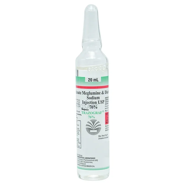 Trazograf 76% Injection 20 ml, Pack of 1 INJECTION