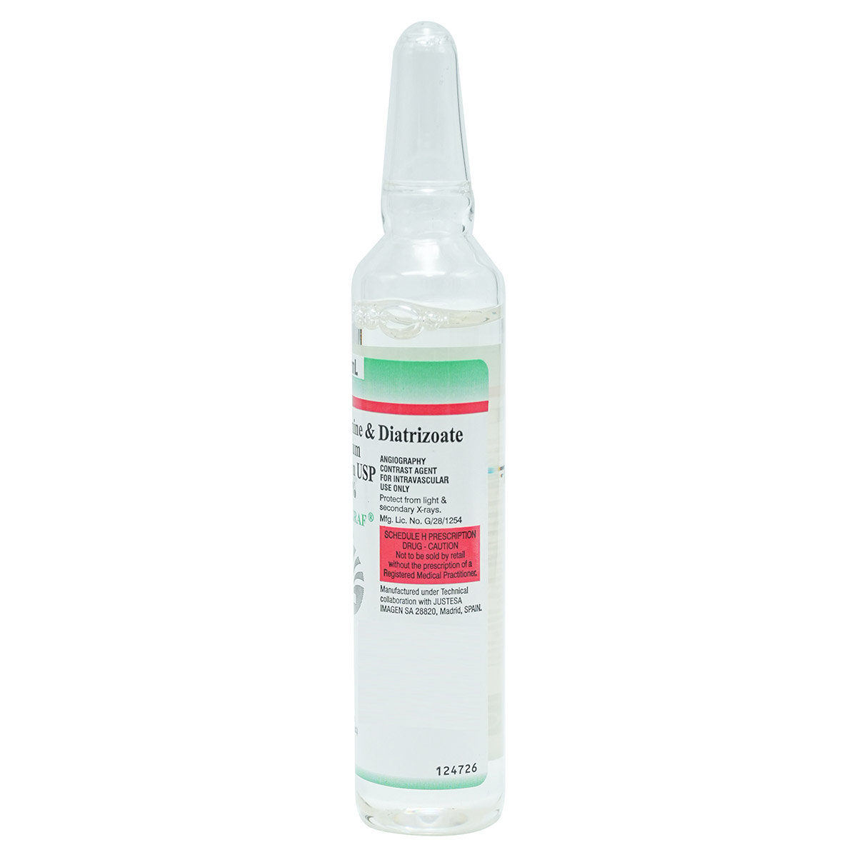 Trazograf 76% Injection 20 ml, Pack of 1 INJECTION Trazograf 76% Injection 20 ml, Pack of 1 INJECTION