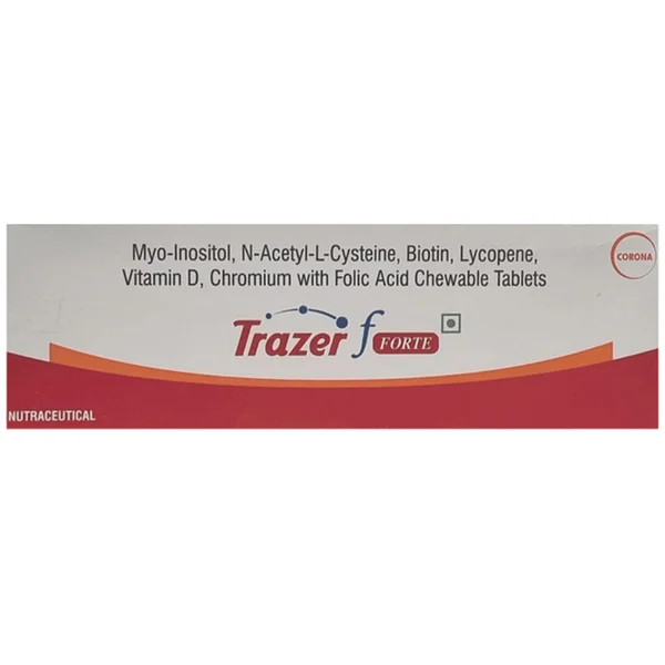 Trazer F Forte Tablet 10's, Pack of 10 TabletS
