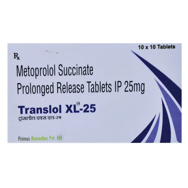 TRANSLOL XL 25MG TABLET