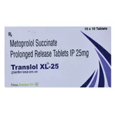 TRANSLOL XL 25MG TABLET, Pack of 10 TABLETS