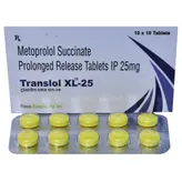 TRANSLOL XL 25MG TABLET, Pack of 10 TABLETS