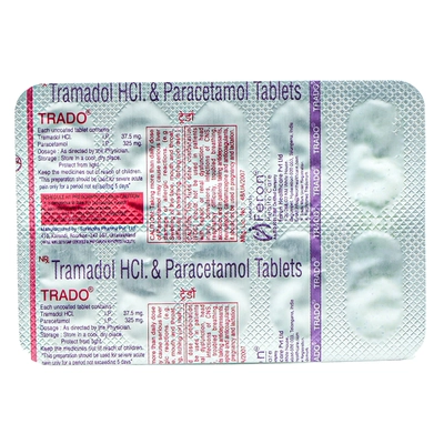 TRADO TABLET 10'S, Pack of 10 TabletS