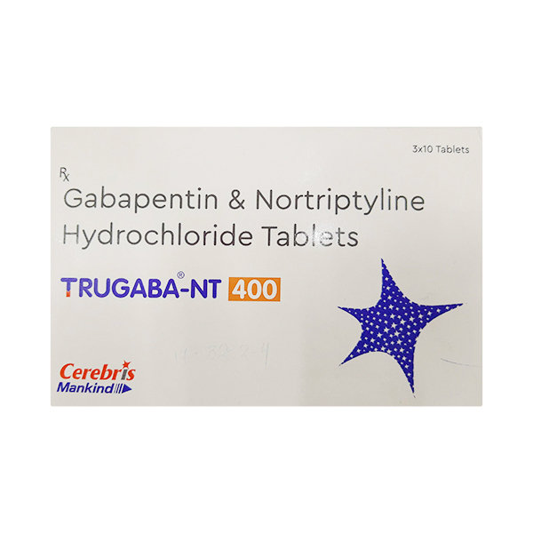 Transgaba-NT 400 mg Tablet 10's, Pack of 10 TABLETS Transgaba-NT 400 mg Tablet 10's, Pack of 10 TABLETS