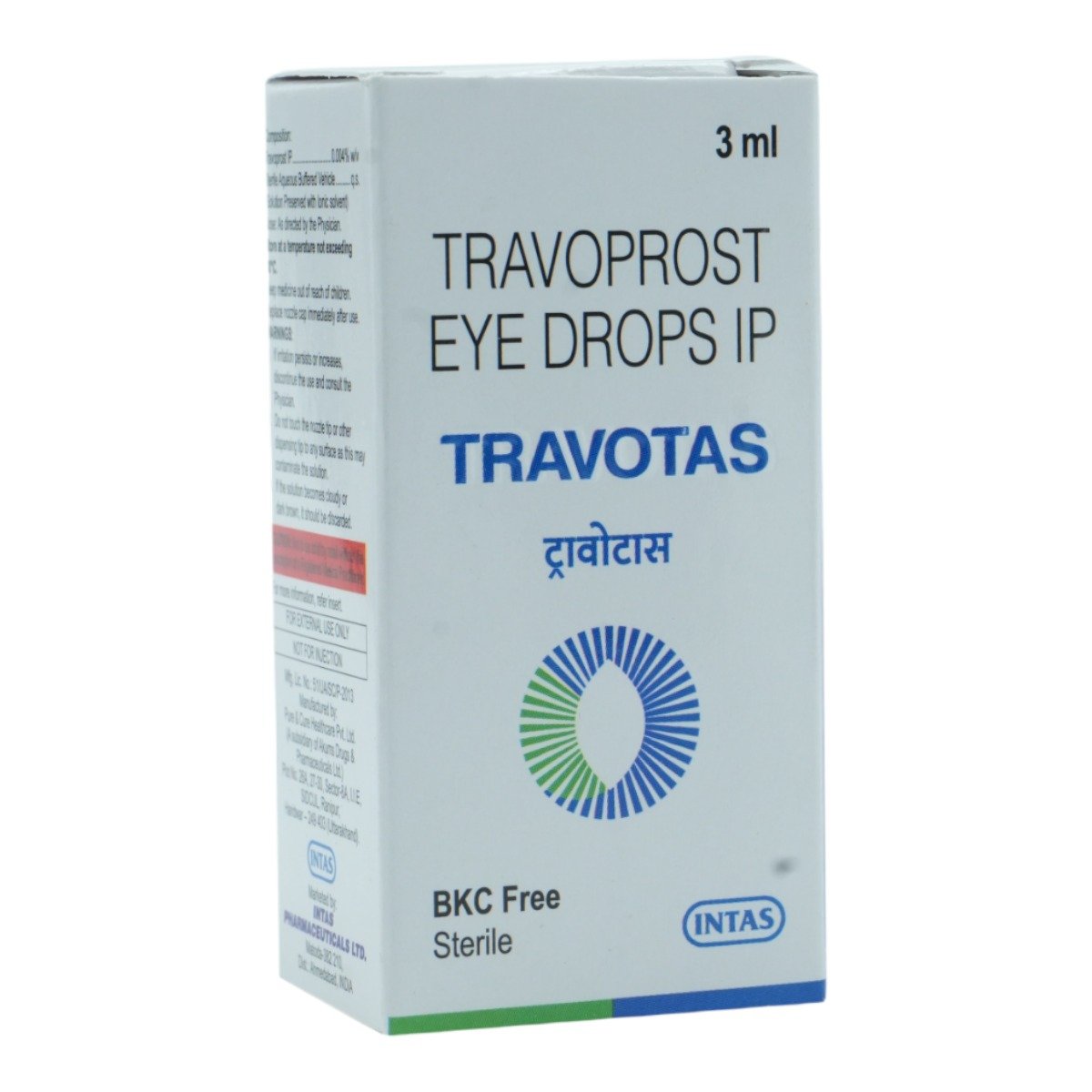 Travotas 0.004% Eye Drop 3 ml, Pack of 1 EYE DROPS Travotas 0.004% Eye Drop 3 ml, Pack of 1 EYE DROPS