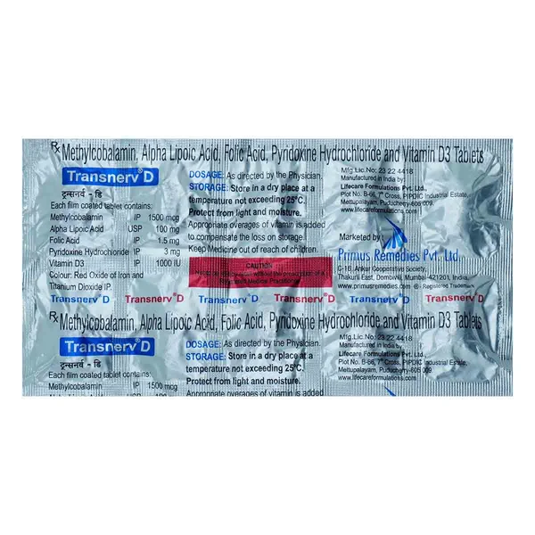 Transnerv D Tablet 10's