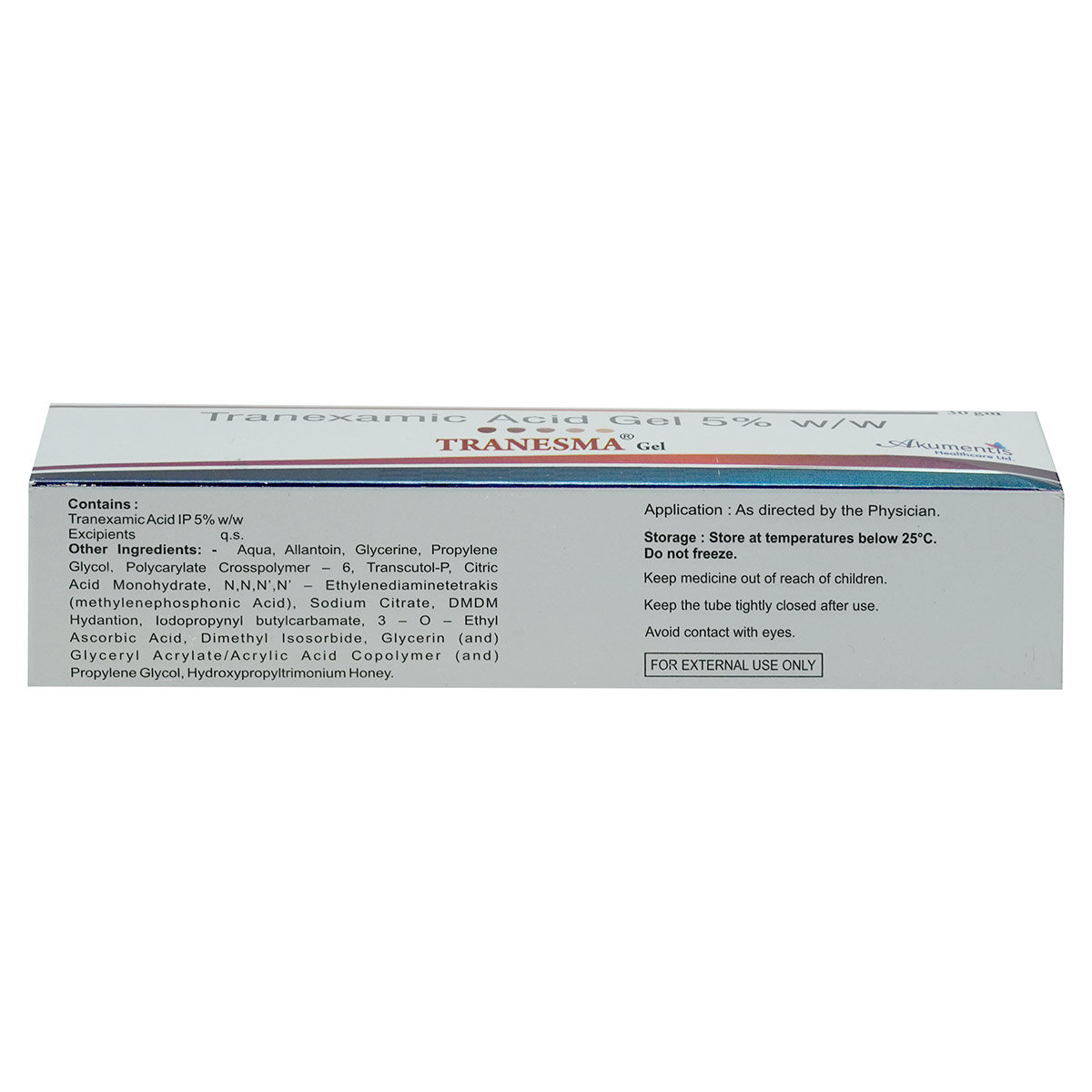 Tranesma Gel 30 gm, Pack of 1 Gel Tranesma Gel 30 gm, Pack of 1 Gel