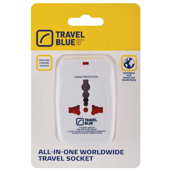 Travel Blue Allinone Worldwide Travel Socket (179)