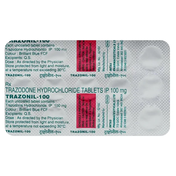 Trazonil-100 Tablet 15's