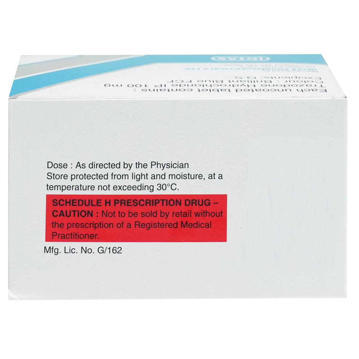 Trazonil-100 Tablet 15's, Pack of 15 TabletS Trazonil-100 Tablet 15's, Pack of 15 TabletS