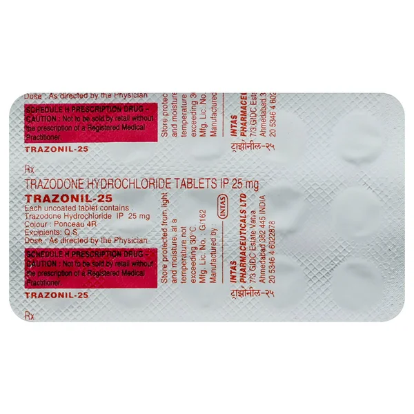 Trazonil-25 Tablet 15's