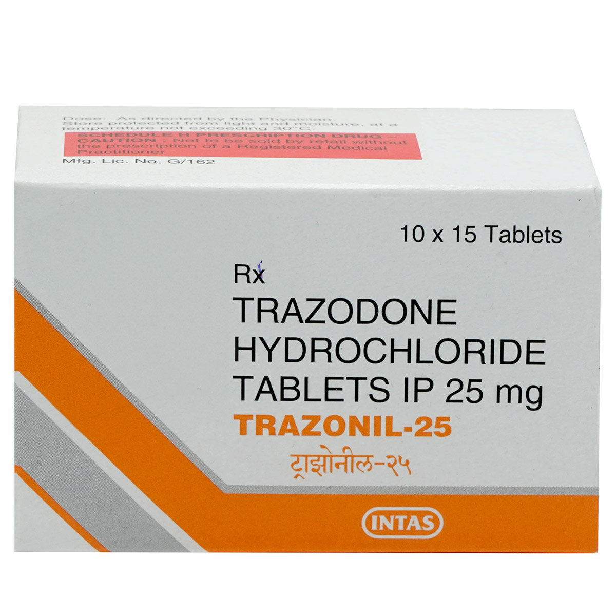 Trazonil-25 Tablet 15's, Pack of 15 TabletS Trazonil-25 Tablet 15's, Pack of 15 TabletS