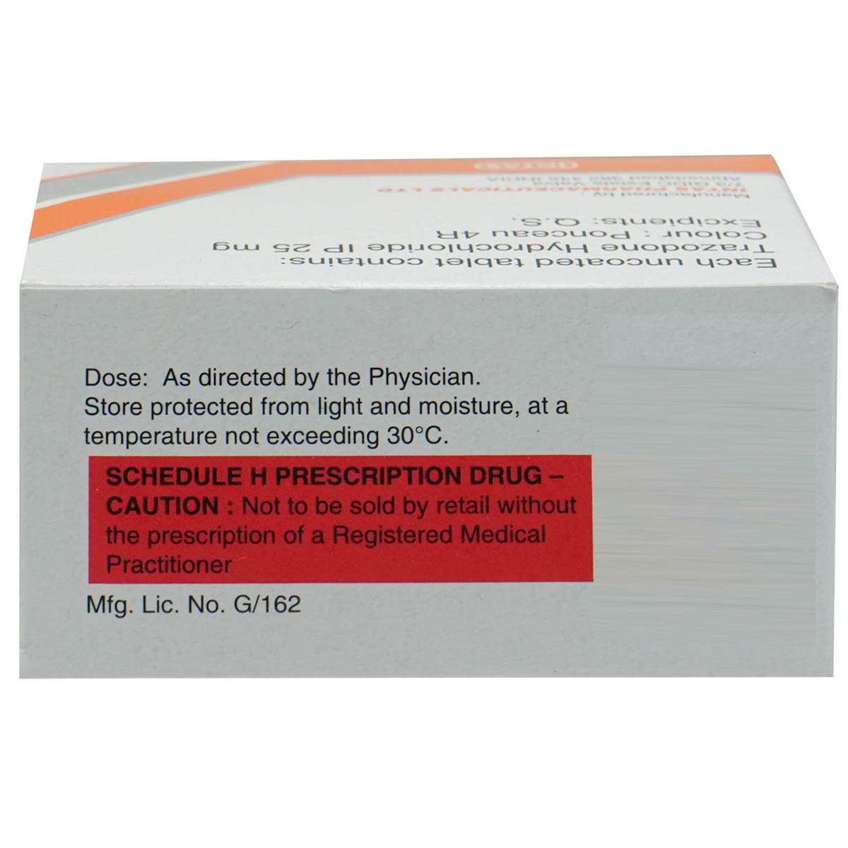 Trazonil-25 Tablet 15's, Pack of 15 TabletS Trazonil-25 Tablet 15's, Pack of 15 TabletS