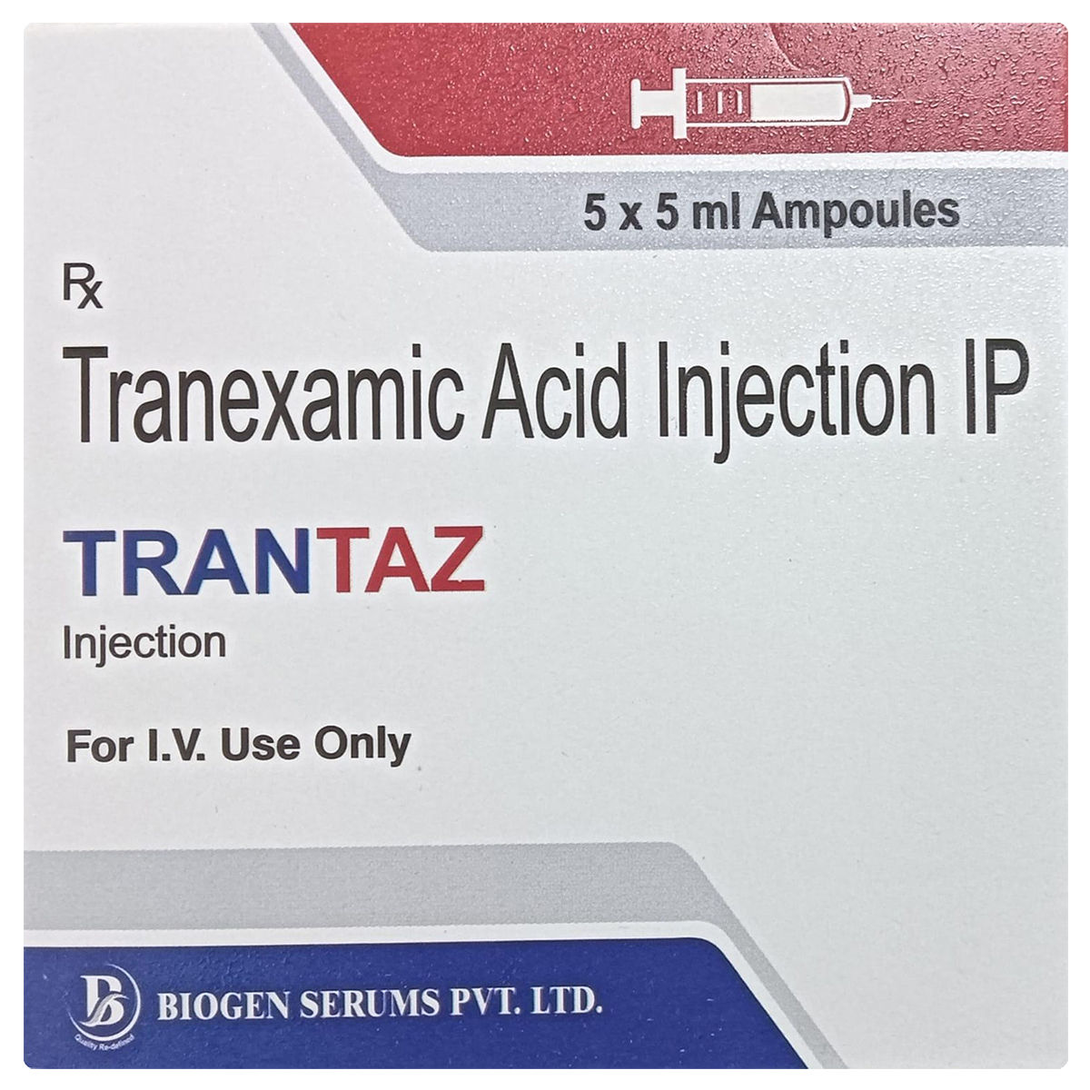 Tra Mot Injection Buy Trantaz 500 mg Injection 5 ml online | Uses, Side Effects, Price ...