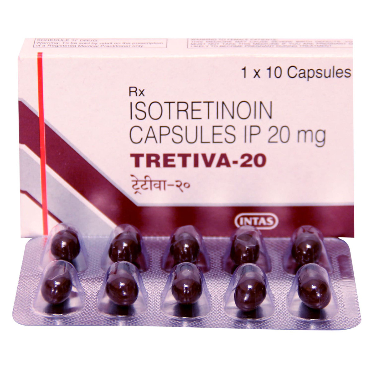 Tretiva-20 Capsule 10's, Pack of 10 CAPSULES Tretiva-20 Capsule 10's, Pack of 10 CAPSULES