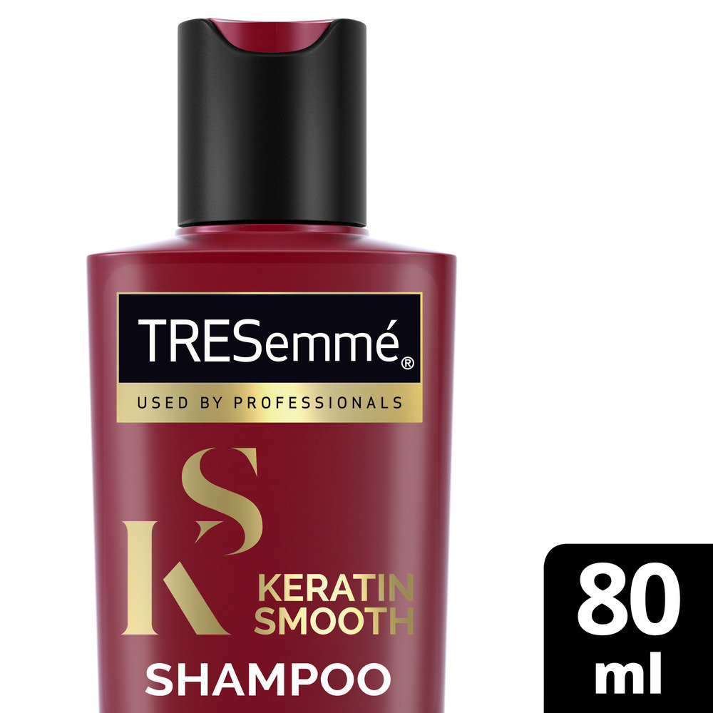 Tresemme Keratin Smooth Shampoo With Argan Oil, 80 ml, Pack of 1 Tresemme Keratin Smooth Shampoo With Argan Oil, 80 ml, Pack of 1