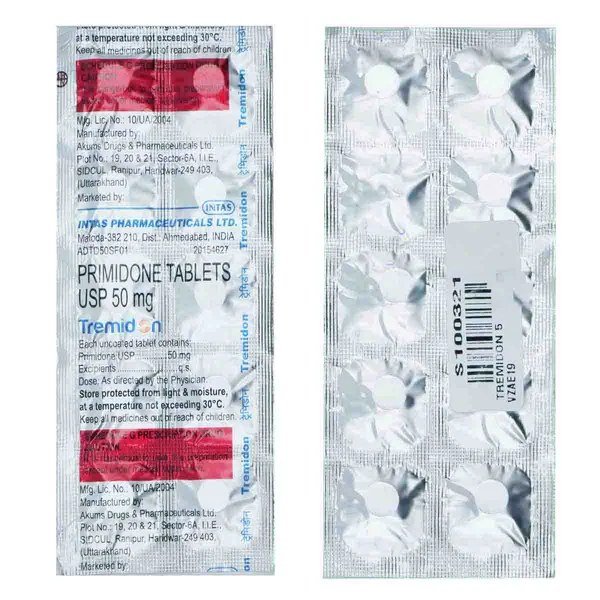 Tremidon 50Mg Tablet 10'S, Pack of 10 TabletS