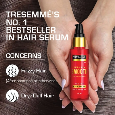 Tresemme Keratin Smooth Hair Serum, 100 ml, Pack of 1