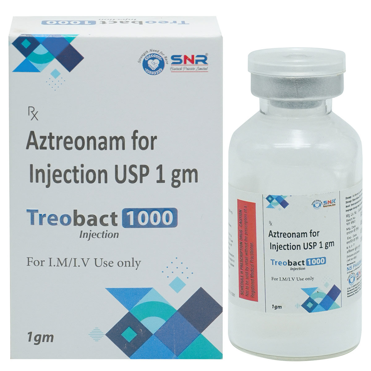Treobact 1000 Injection 1's, Pack of 1 Injection Treobact 1000 Injection 1's, Pack of 1 Injection