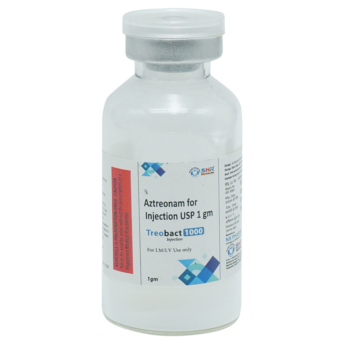 Treobact 1000 Injection 1's, Pack of 1 Injection Treobact 1000 Injection 1's, Pack of 1 Injection