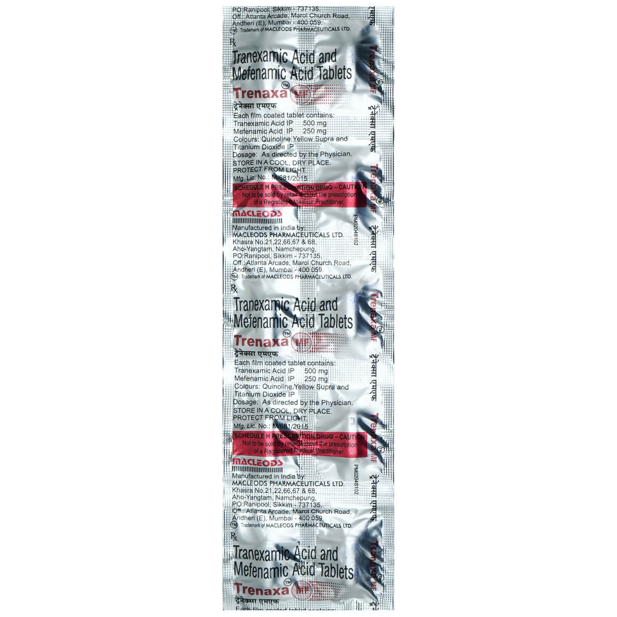 Trenaxa MF Tablet 10's, Pack of 10 Trenaxa MF Tablet 10's, Pack of 10