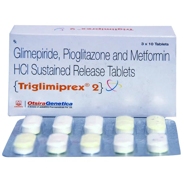 Triglimiprex 2 Tablet 10's