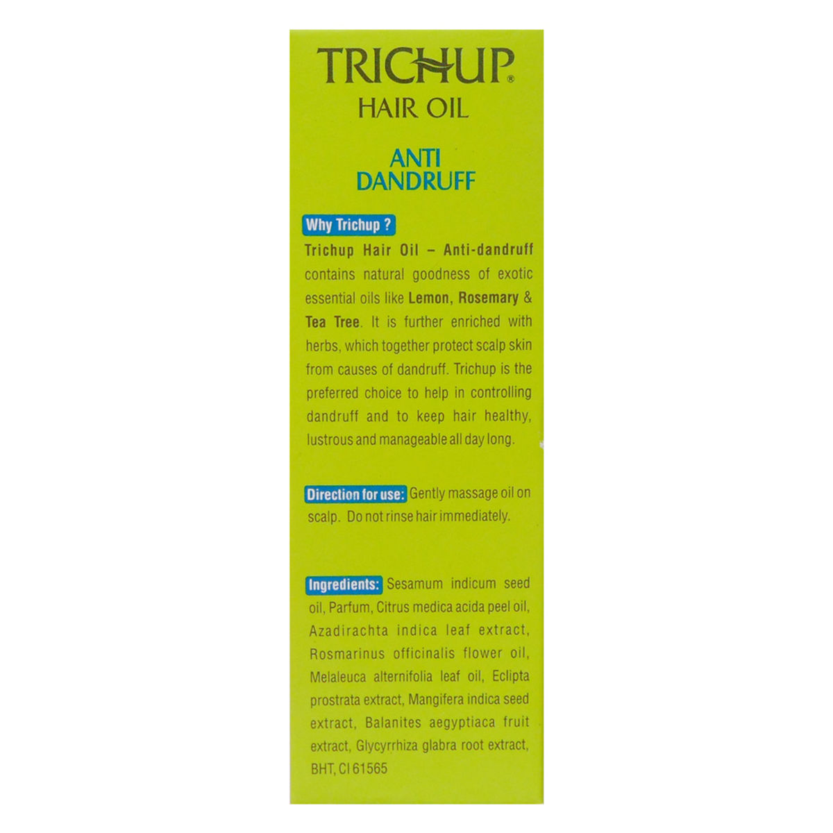 Trichup Healthy, Long & Strong Hair Oil - IBD Premium - Vasu Healthcare