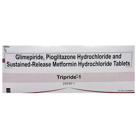 Tripride 1 Tablet 15's