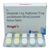 Trigli 1 Tablet 10's, Pack of 10 TabletS