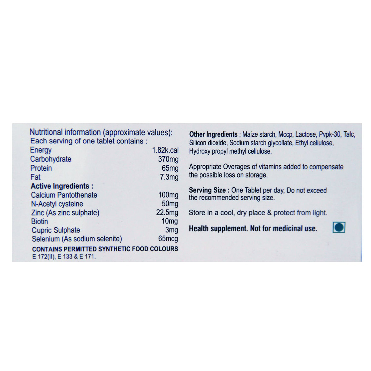 Trichoton Forte Tablet 10's, Pack of 10 Trichoton Forte Tablet 10's, Pack of 10