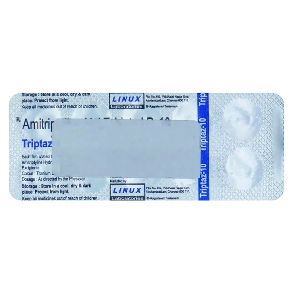 Triptaz 10 Tablet 10's, Pack of 10 TABLETS