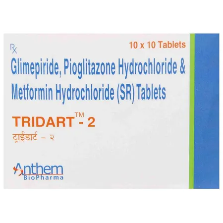 Tridart 2 Tablet 10's