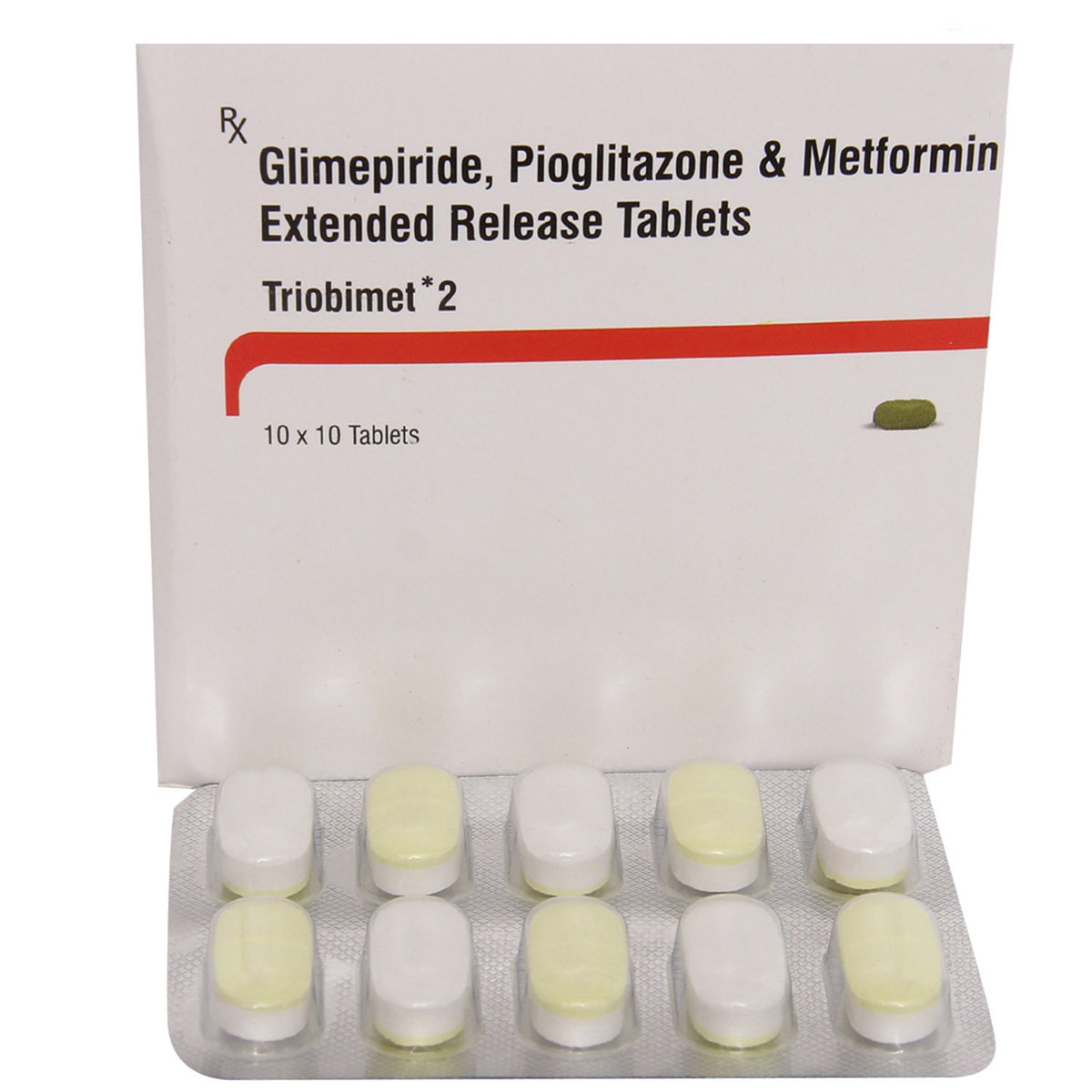 Triobimet 2 Tablet 10's, Pack of 10 TABLETS Triobimet 2 Tablet 10's, Pack of 10 TABLETS