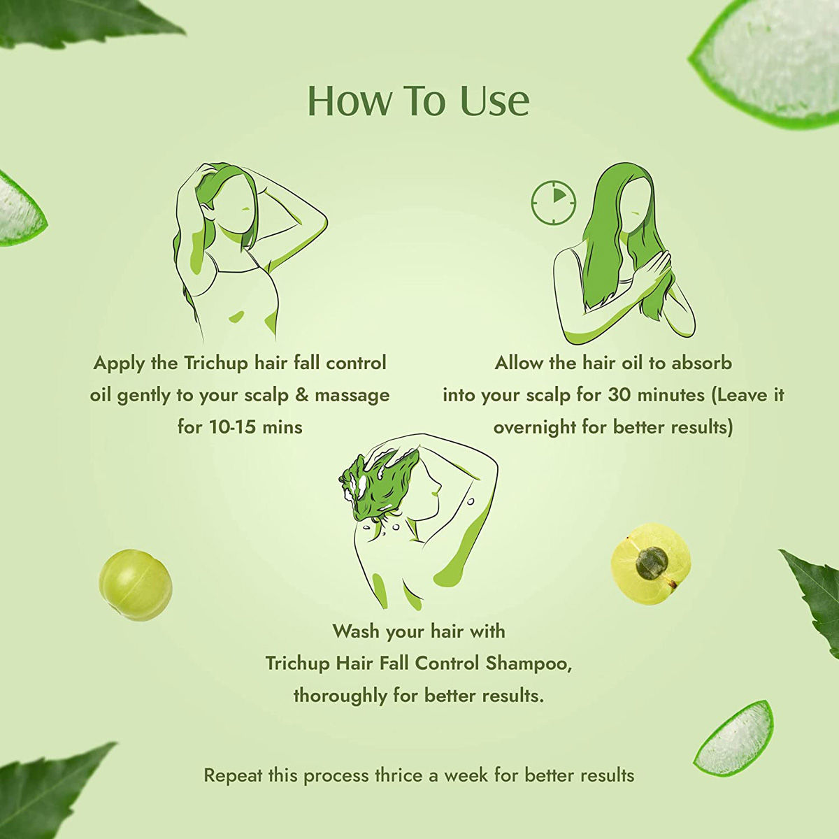 Trichup Hair Fall Control Oil, 100 ml, Pack of 1 Trichup Hair Fall Control Oil, 100 ml, Pack of 1