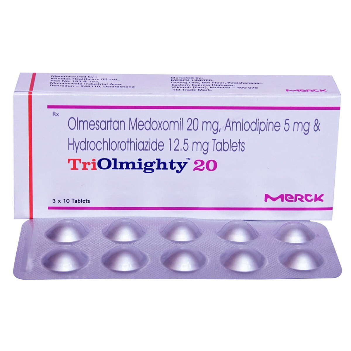 Buy Triolmighty 20 Tablet 10's Online