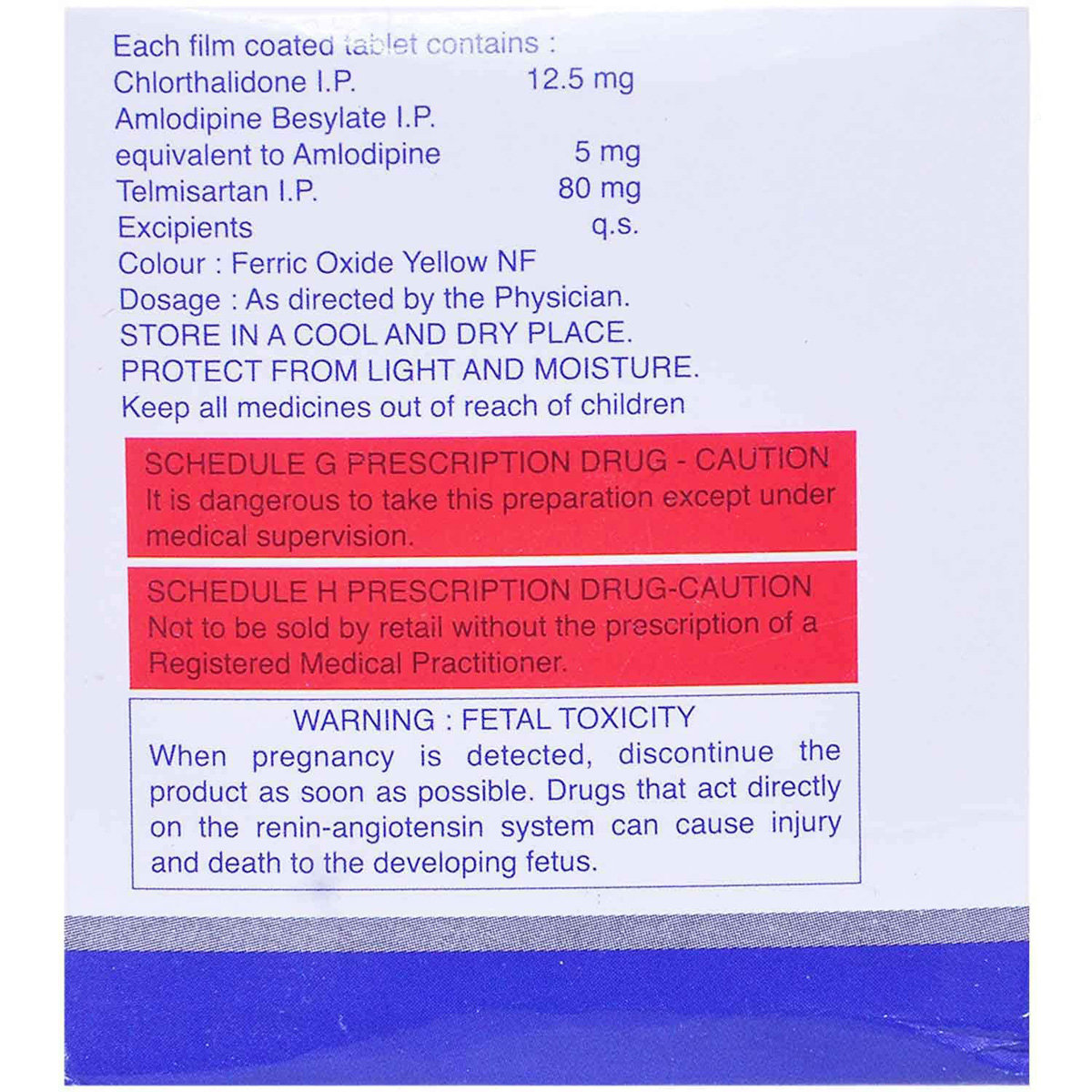 Tritelsar 80 HS Tablet 10's, Pack of 10 Tritelsar 80 HS Tablet 10's, Pack of 10