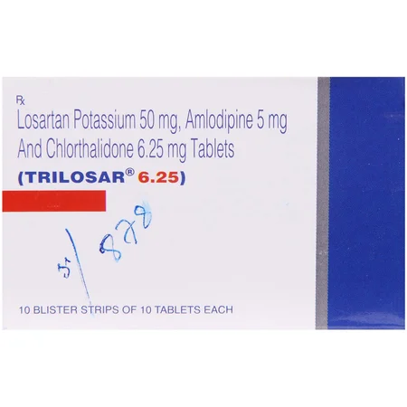 Trilosar 6.25 Tablet 10's