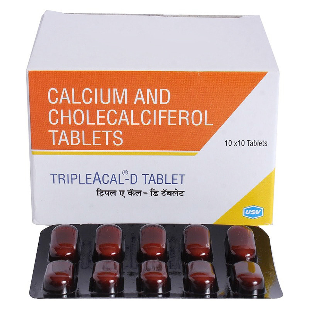 Triple A Cal-D Tablet 10's, Pack of 10 Triple A Cal-D Tablet 10's, Pack of 10