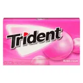 Trident Sugarfree Gum Bubblemint, 14 Stick, Pack of 1