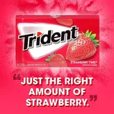 Trident Strawberry Twist Sugarfree Gummies, 14 Count, Pack of 12