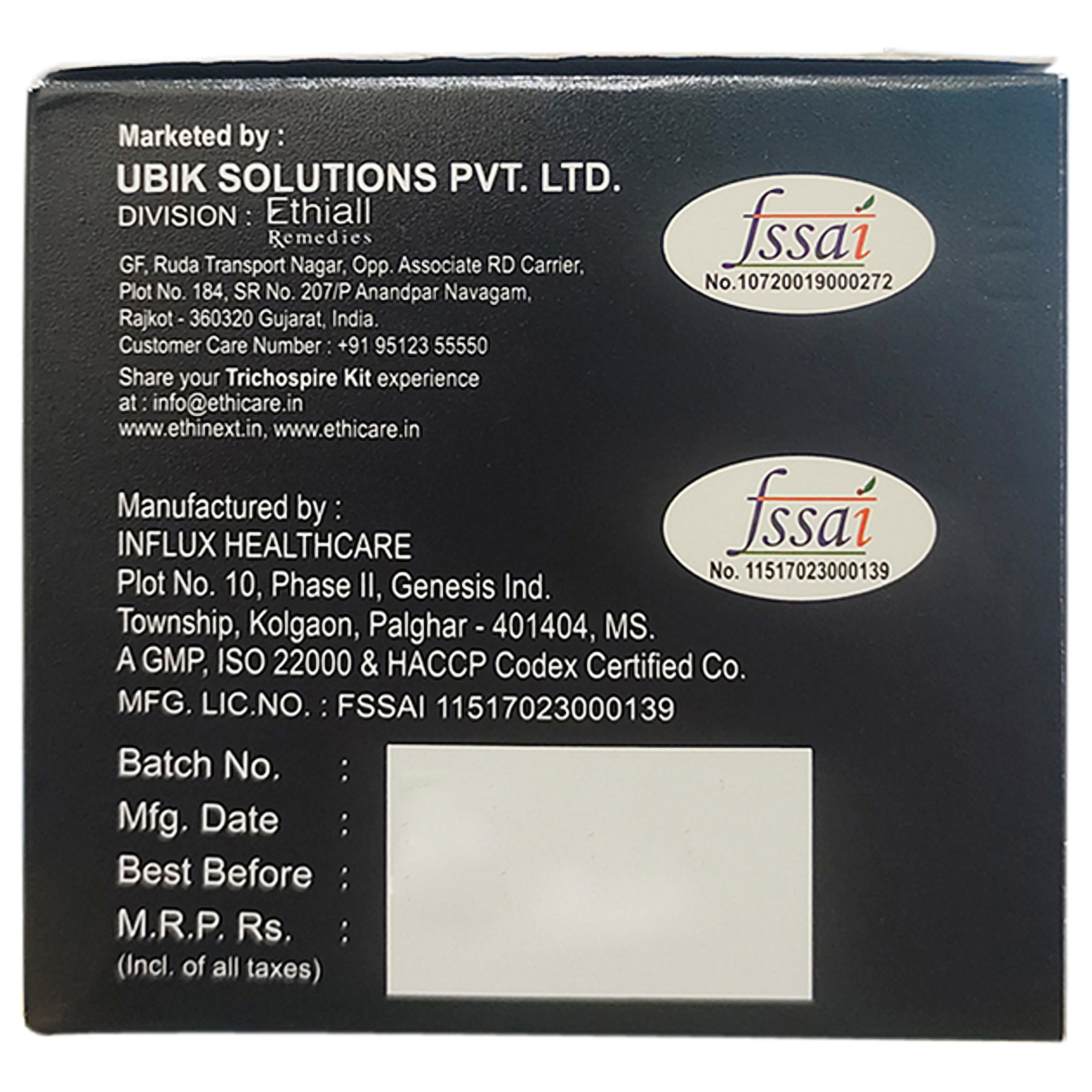 Trichospire Hair Kit 8's, Pack of 1 Trichospire Hair Kit 8's, Pack of 1