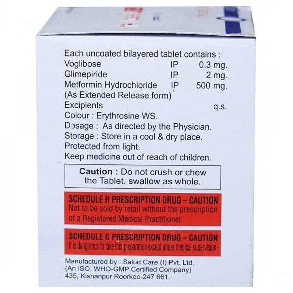 Trivose-2/0.3 mg Tablet 15's, Pack of 15 TabletS Trivose-2/0.3 mg Tablet 15's, Pack of 15 TabletS