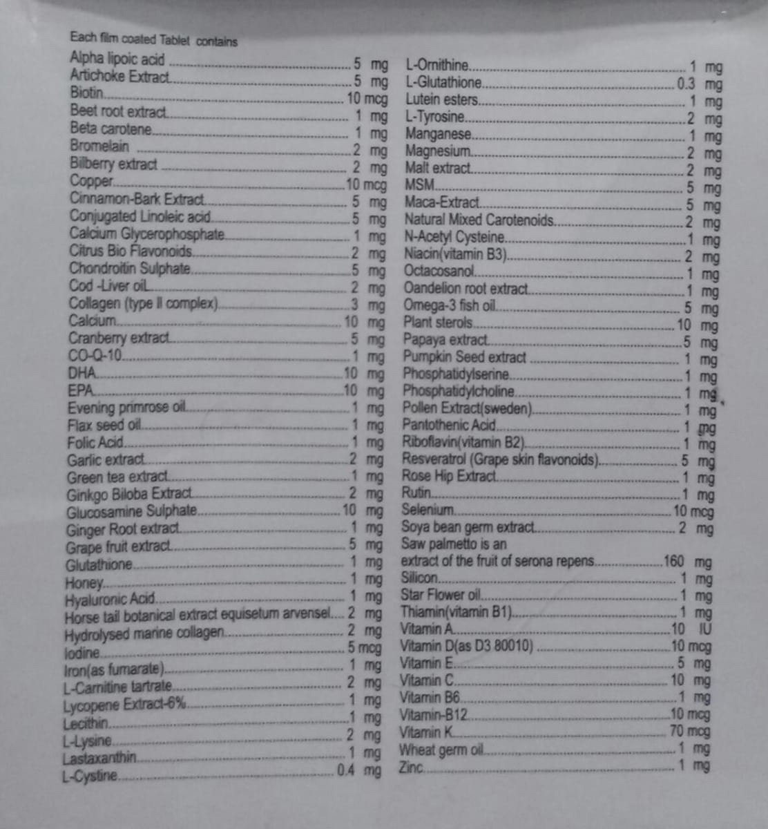 Triovit Plus Tablet 10's, Pack of 10 Triovit Plus Tablet 10's, Pack of 10