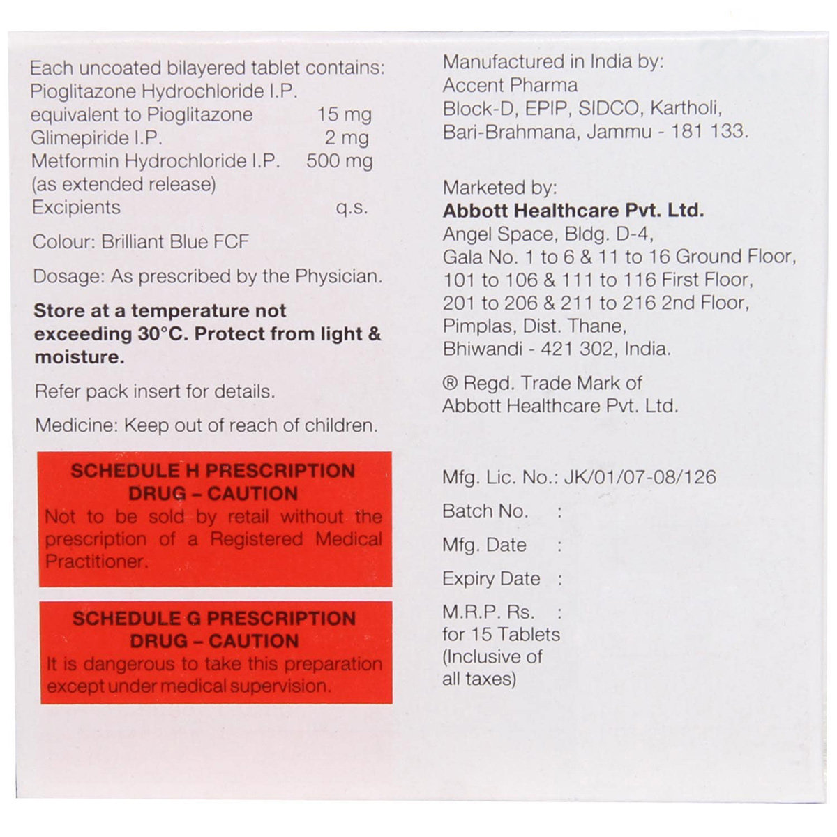 Tribet 2 Tablet 15's, Pack of 15 TABLETS Tribet 2 Tablet 15's, Pack of 15 TABLETS