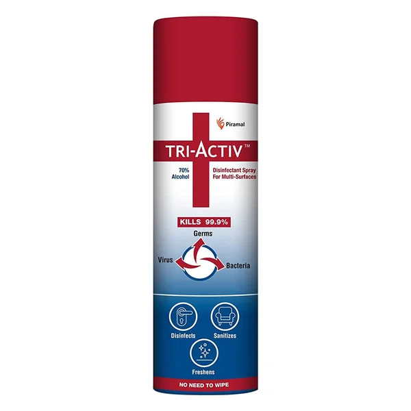 Tri-Activ Multi-Surfaces Disinfectant Spray, 230 ml, Pack of 1