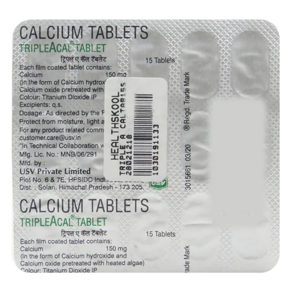 Tripleacal Tablet 15's