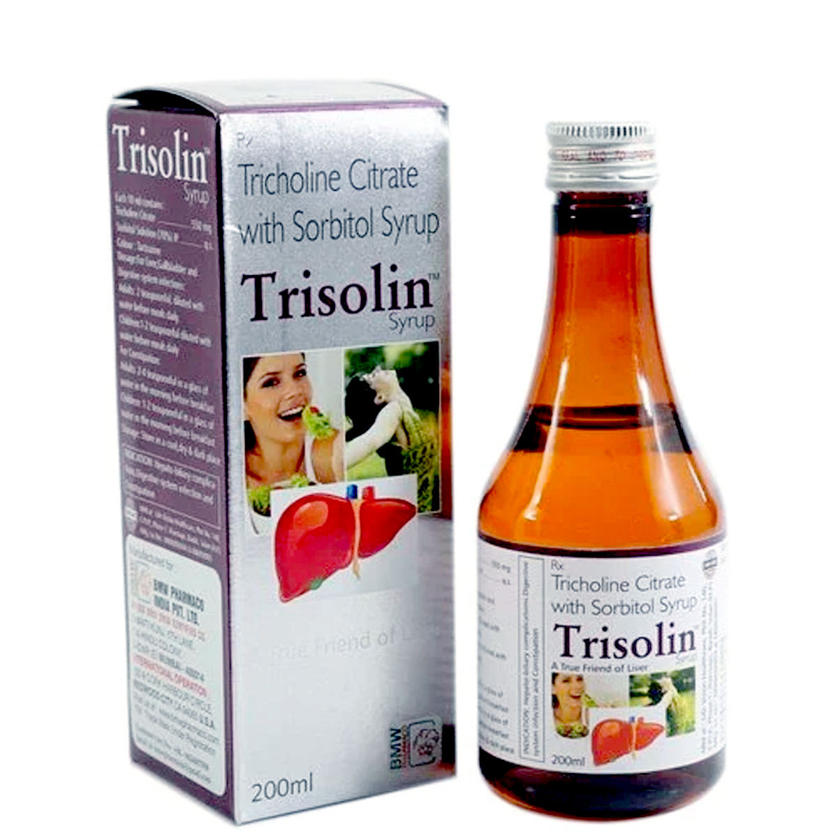 Buy Trisolin 550 mg Syrup 200 ml Online