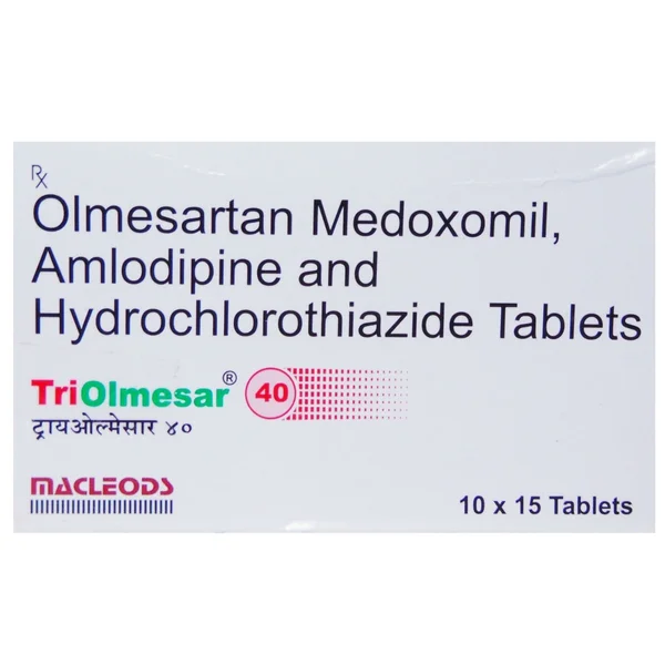 Triolmesar 40 Tablet 15's, Pack of 15 TabletS
